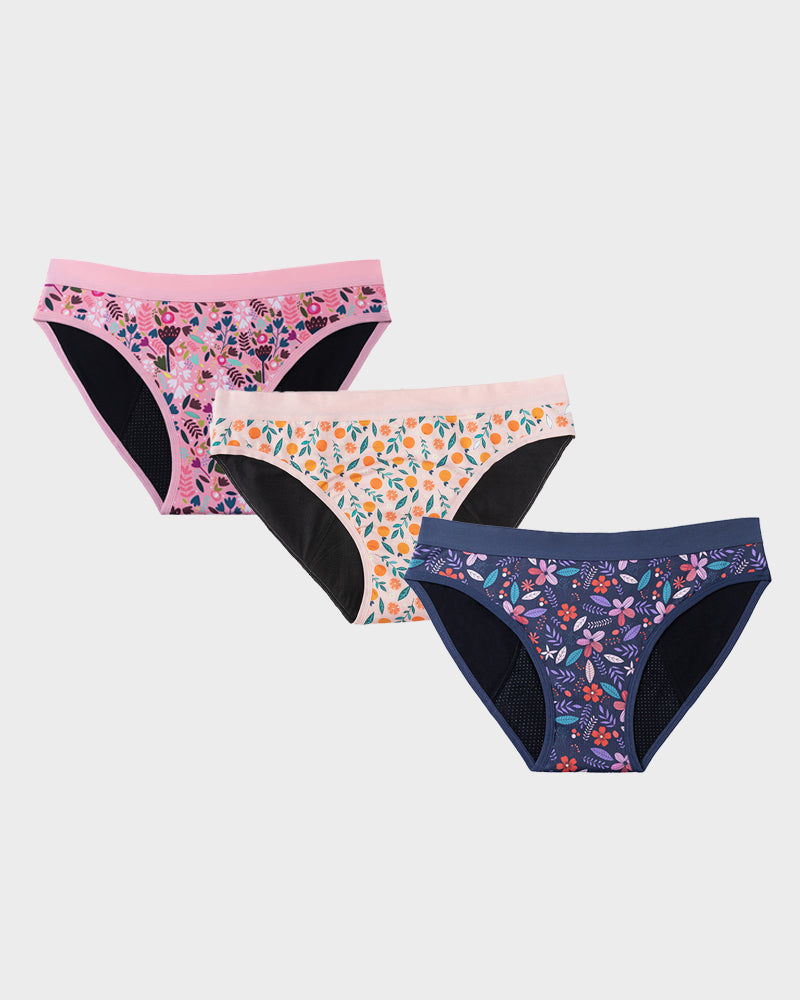 4-Layer Breathable Menstrual Leakage Prevention Printed Period Panties