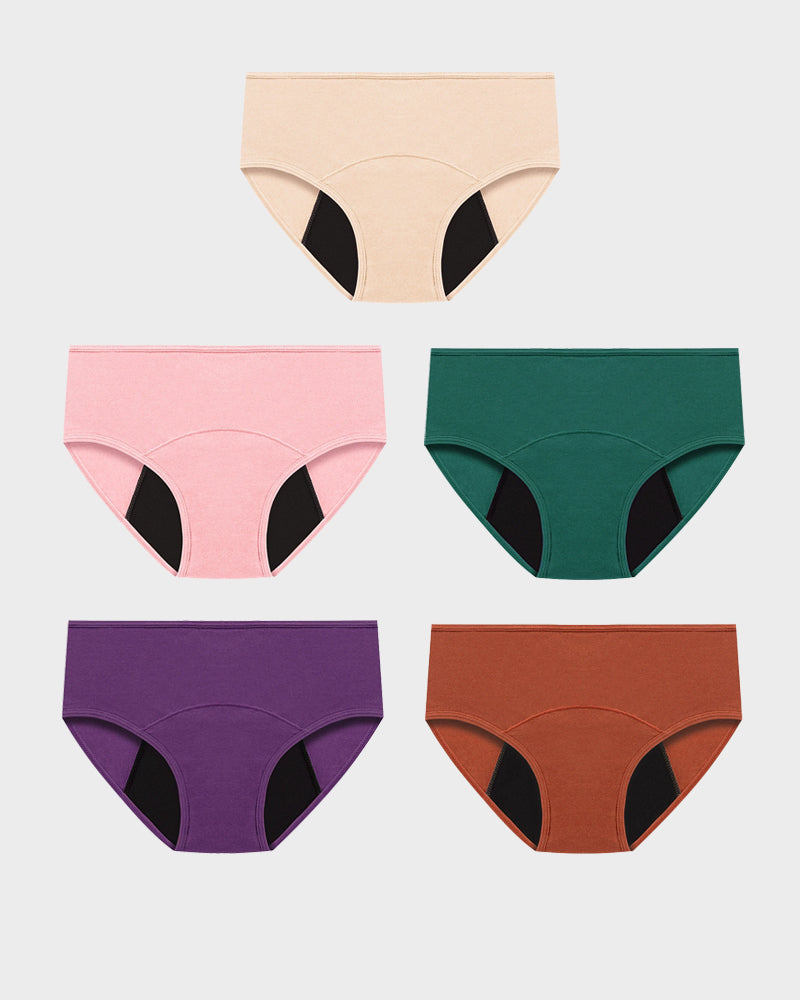 Plus size leak-proof postpartum and menstrual period underwear