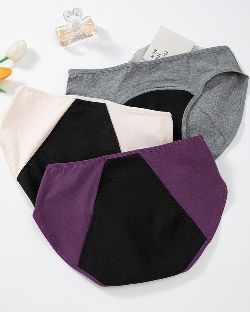 Plus size leak-proof postpartum and menstrual period underwear