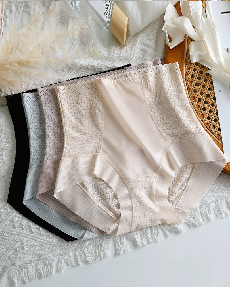 Silkworm Silk Inner Crotch High-Waisted Belly Panties