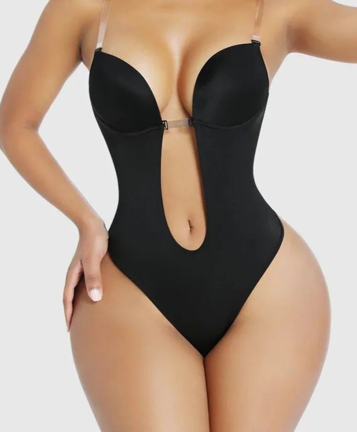 Shapewear Women Plus Size Backless Shapewear Integrated Bra Body Shaper Seamless Open Crotch Shapewear