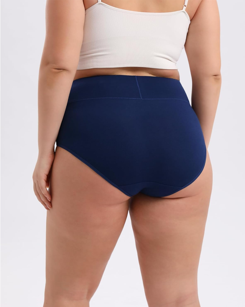 Large Size High Waisted Cotton Underwear