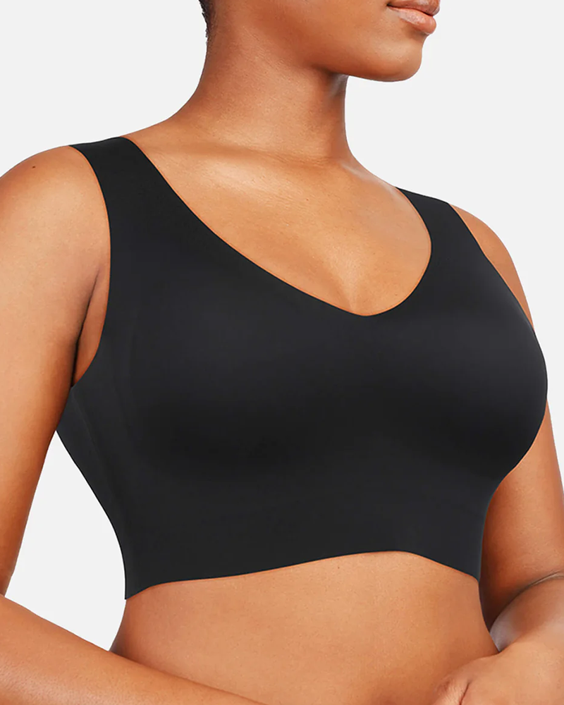 V-Neck Wireless Back Smoothing Bra