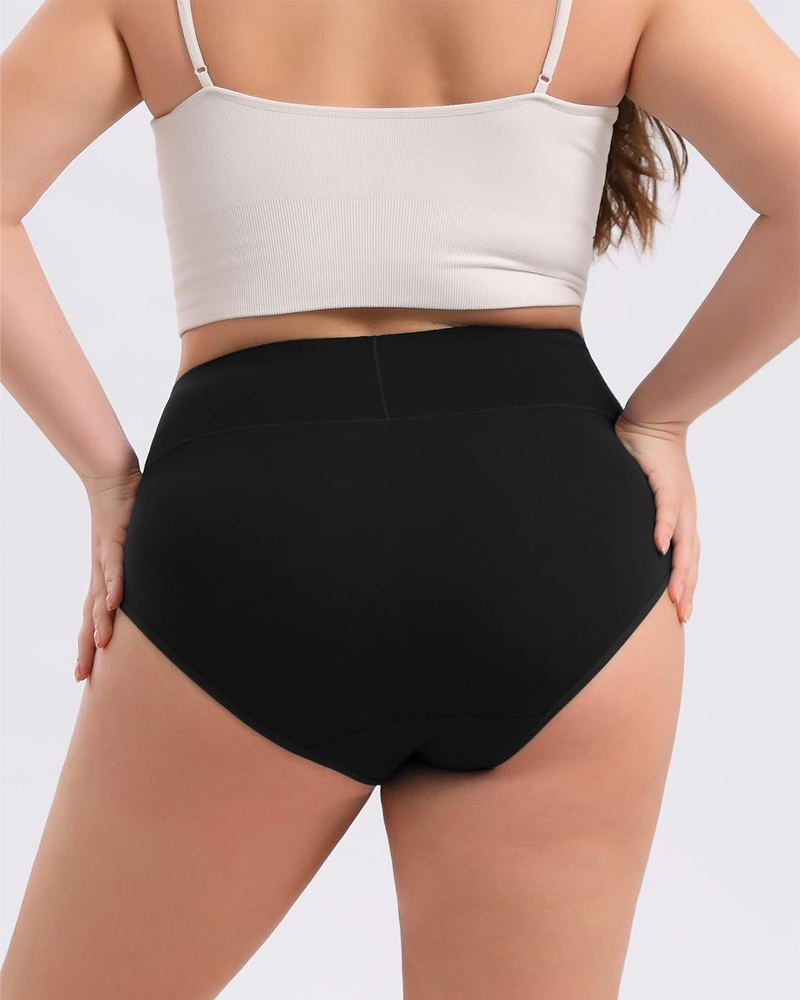 Large Size High Waisted Cotton Underwear