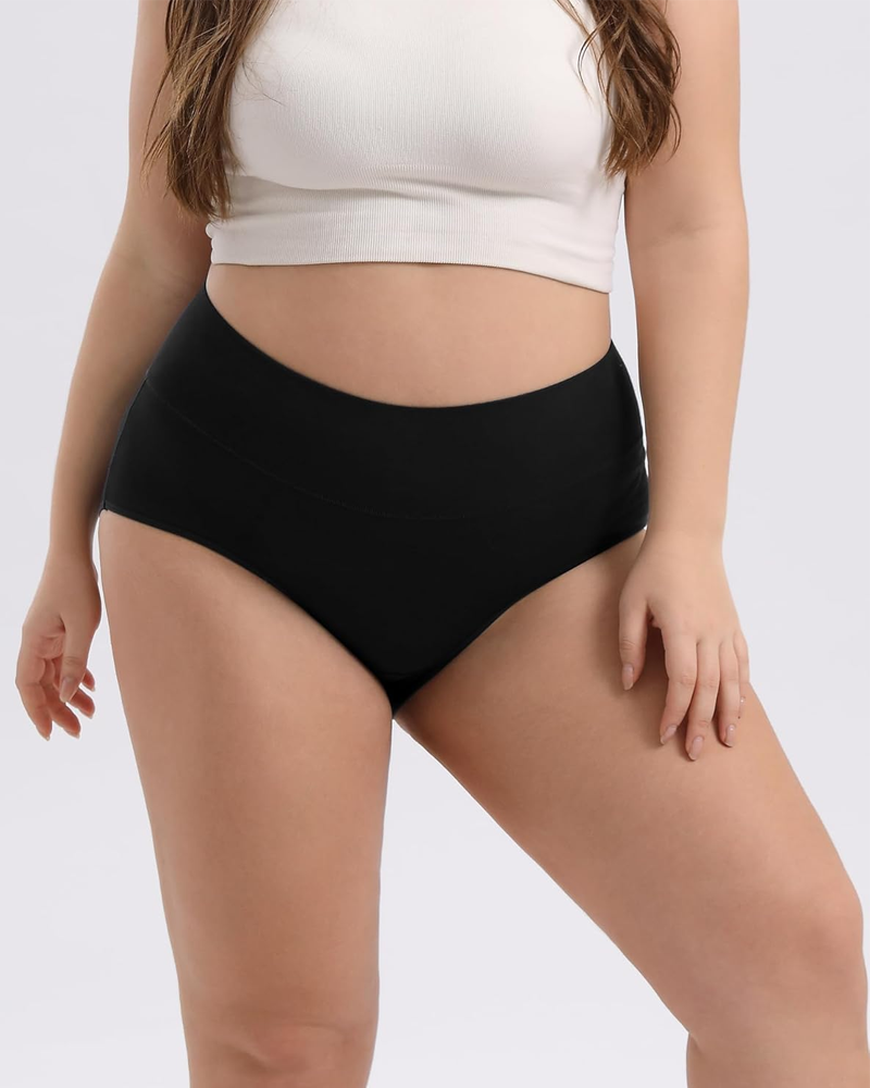 Large Size High Waisted Cotton Underwear