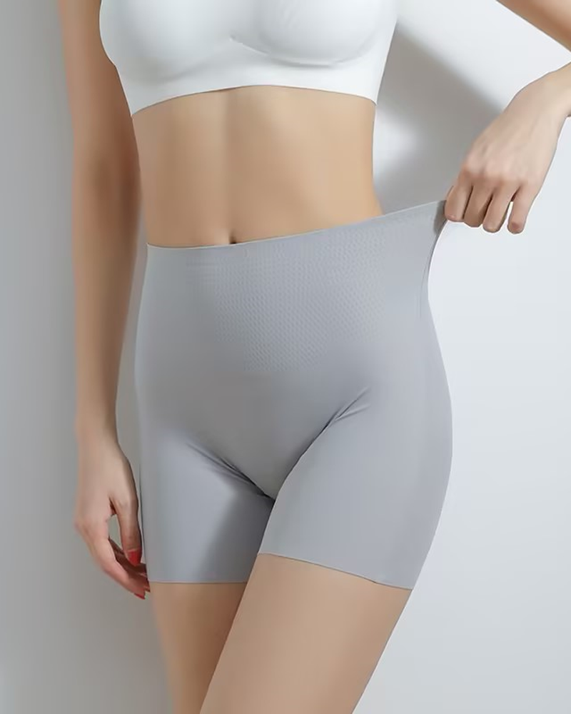 Seamless Shapewear Shorts with Mulberry Silk Lining