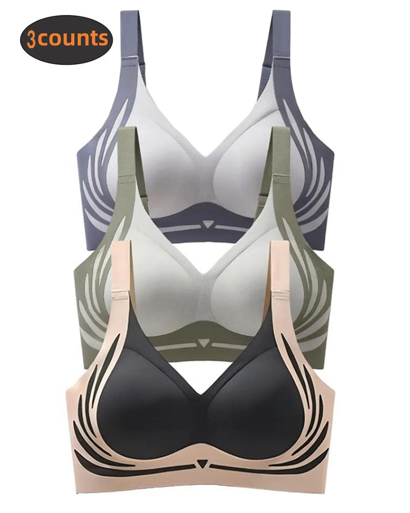 Lifting Anti-Sagging Wireless Push-up Bra