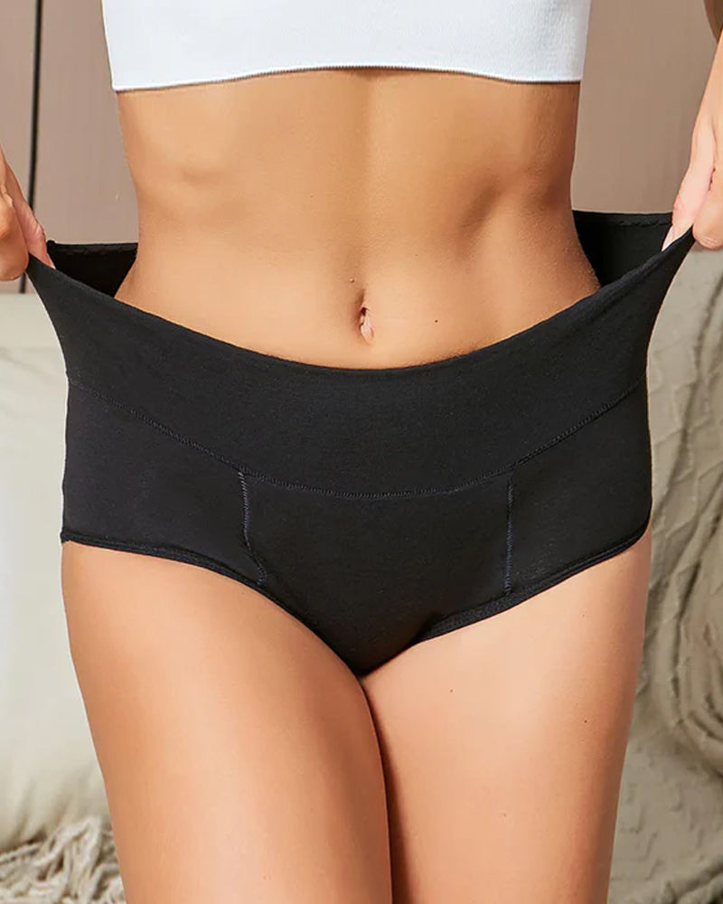 Women's 4-Layer Highly Absorbent Cotton Menstrual Period Panties