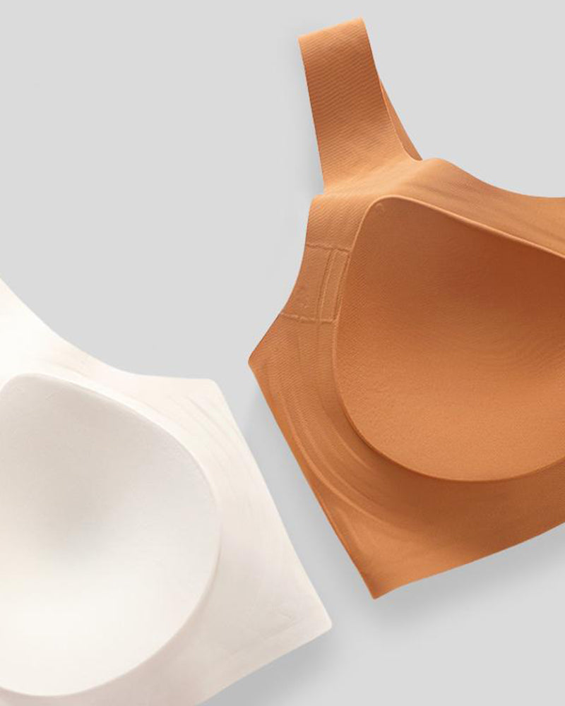 Seamless and Wireless Magic-uplifting Full Coverage Fixed Padding Sports Bra