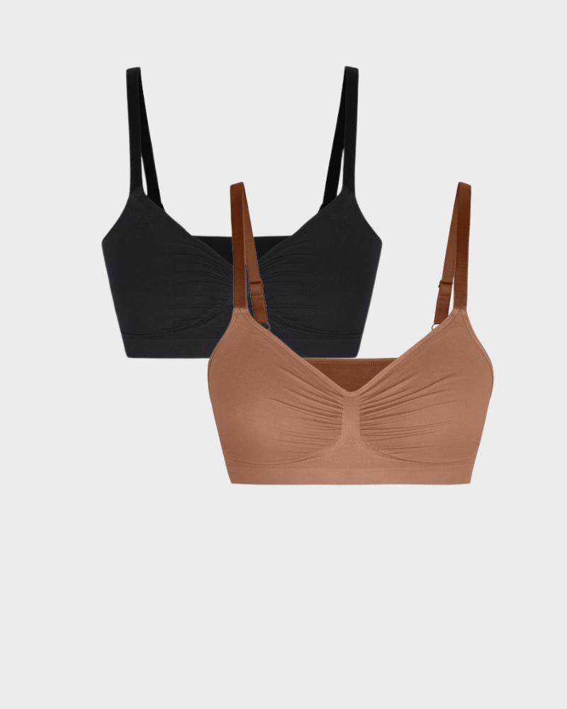 Women's Full Coverage Non-Padded Wireless Sculpt Bra