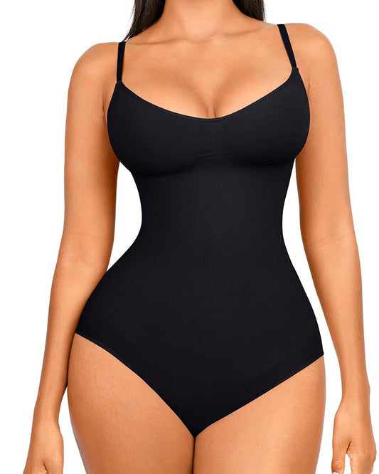 Shapewear Waist Trainer Bodysuits Women Clothing Tummy Control Seamless Full Body Shaper Square Neck Jumpsuits Top