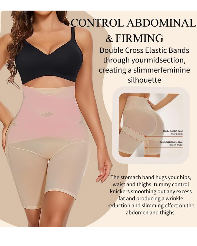 Mesh High Waist Shapewear Shorts