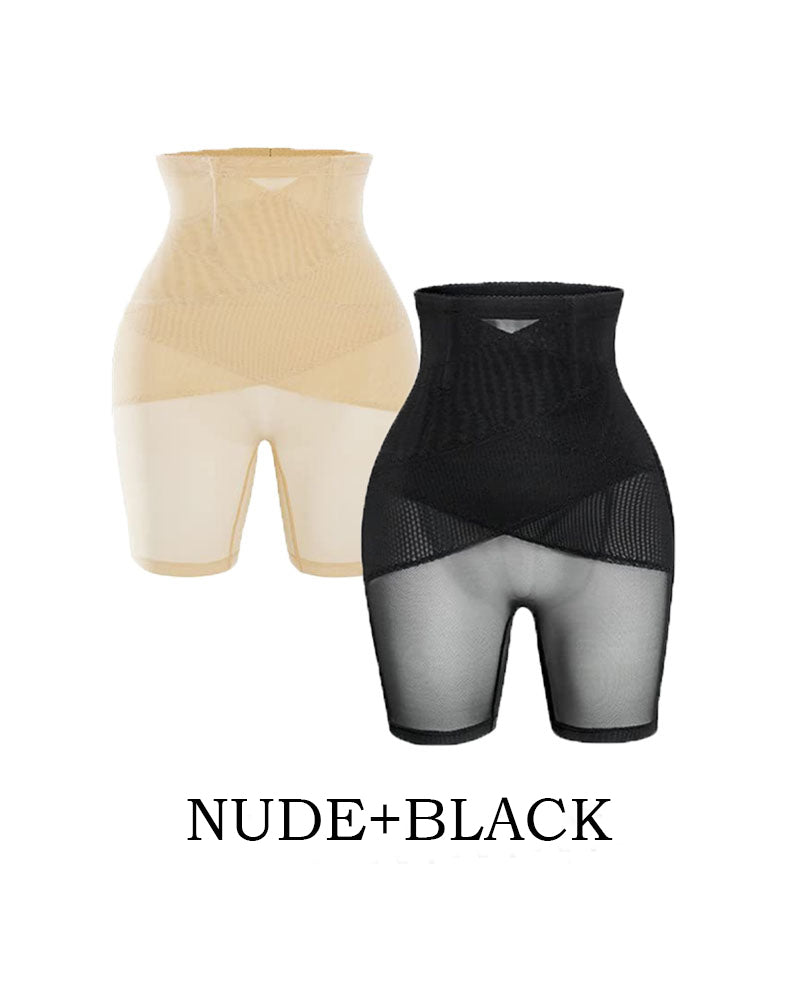 Mesh High Waist Shapewear Shorts