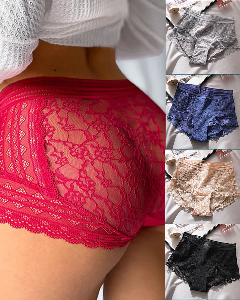 Plus Size Lace Panty