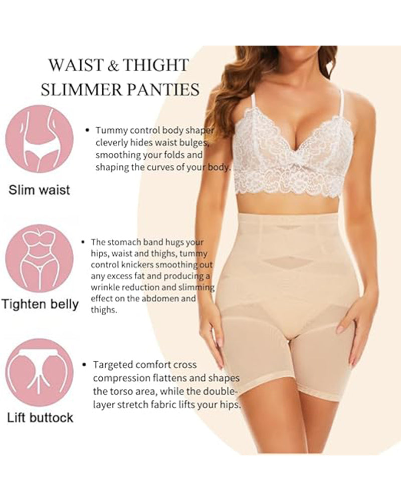 Mesh High Waist Shapewear Shorts