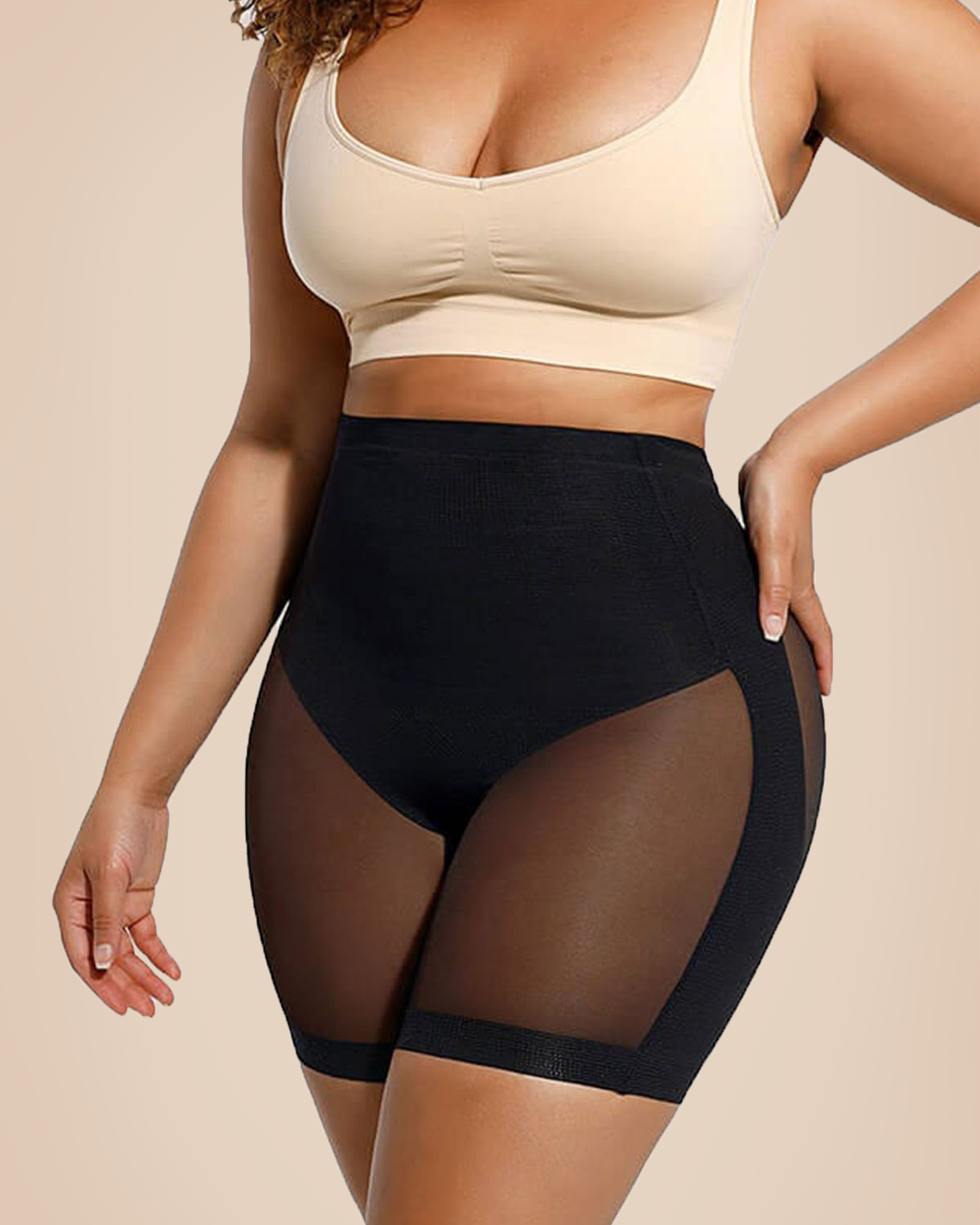 High Waisted Seamless Short Shaper