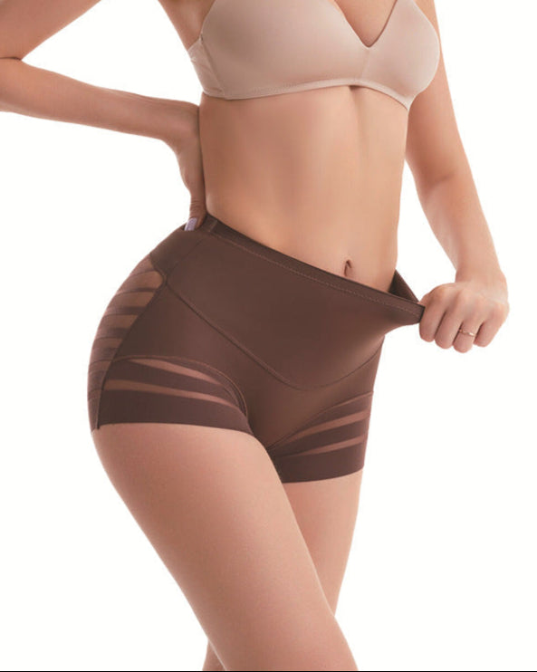 Sexy Mesh Stretch High-Waisted Tummy Control Underwear