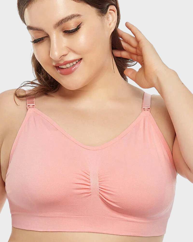 Plus-size Full Bust Seamless Nursing Bra