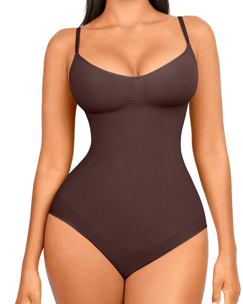 Shapewear Waist Trainer Bodysuits Women Clothing Tummy Control Seamless Full Body Shaper Square Neck Jumpsuits Top