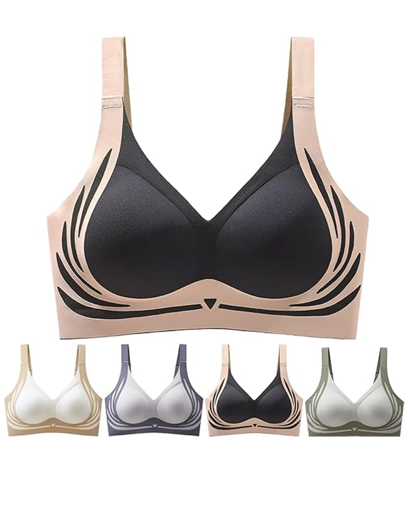 Lifting Anti-Sagging Wireless Push-up Bra