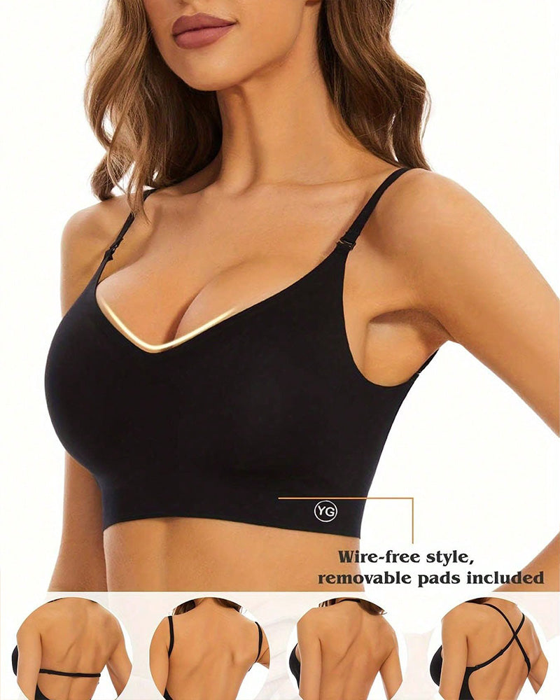 Women's Wireless Seamless Low Back Bra