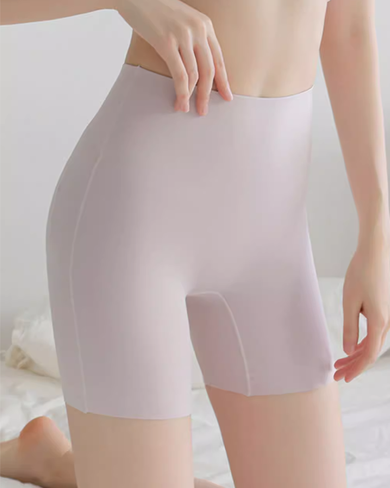 Seamless Shapewear Shorts with Mulberry Silk Lining