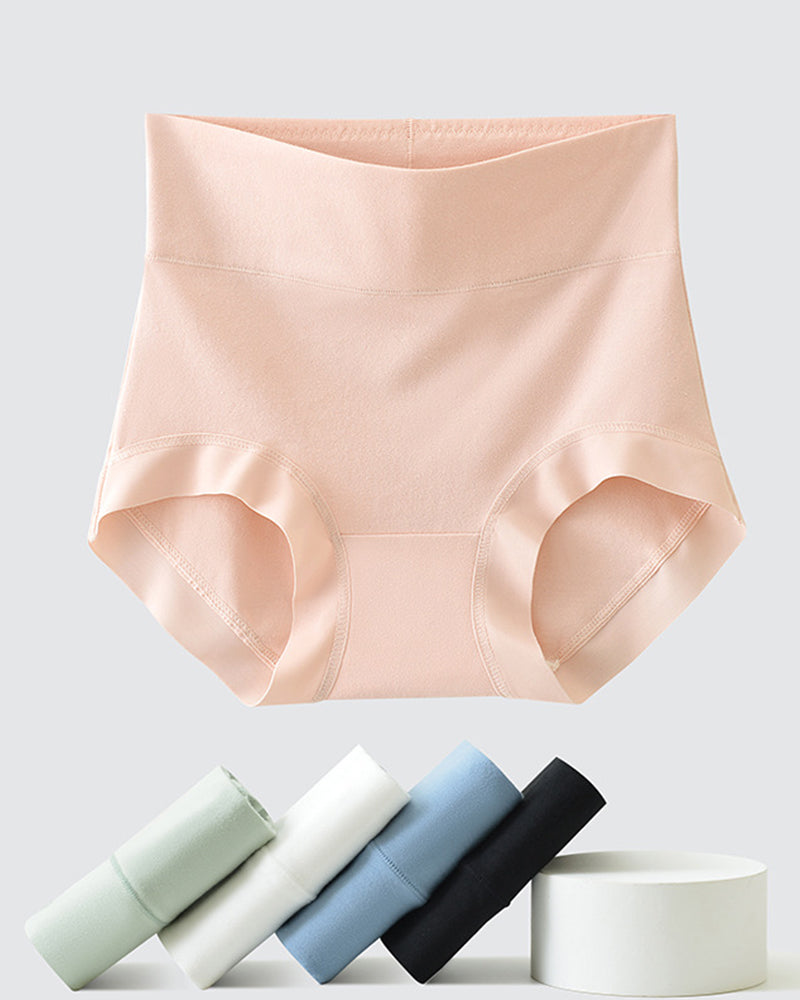 Long Staple Cotton High Waist Tummy Control Panties