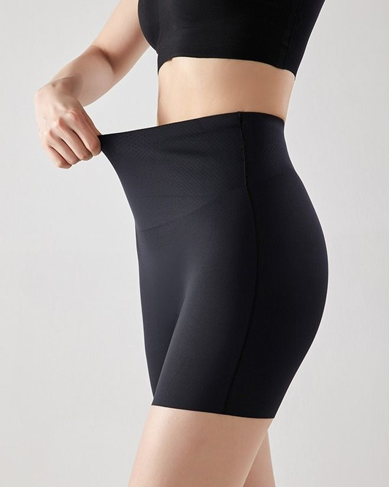 Seamless Shapewear Shorts with Mulberry Silk Lining