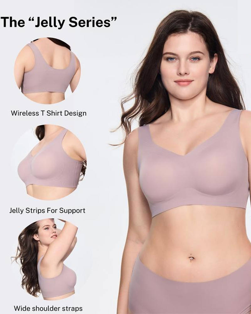 Comfort & Support Jelly Wireless Full Cups T-Shirt Bra