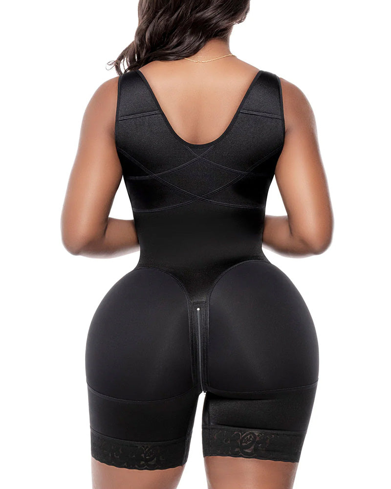 Women's Tummy Control Butt Lift Lace Body Shaping Bodysuit