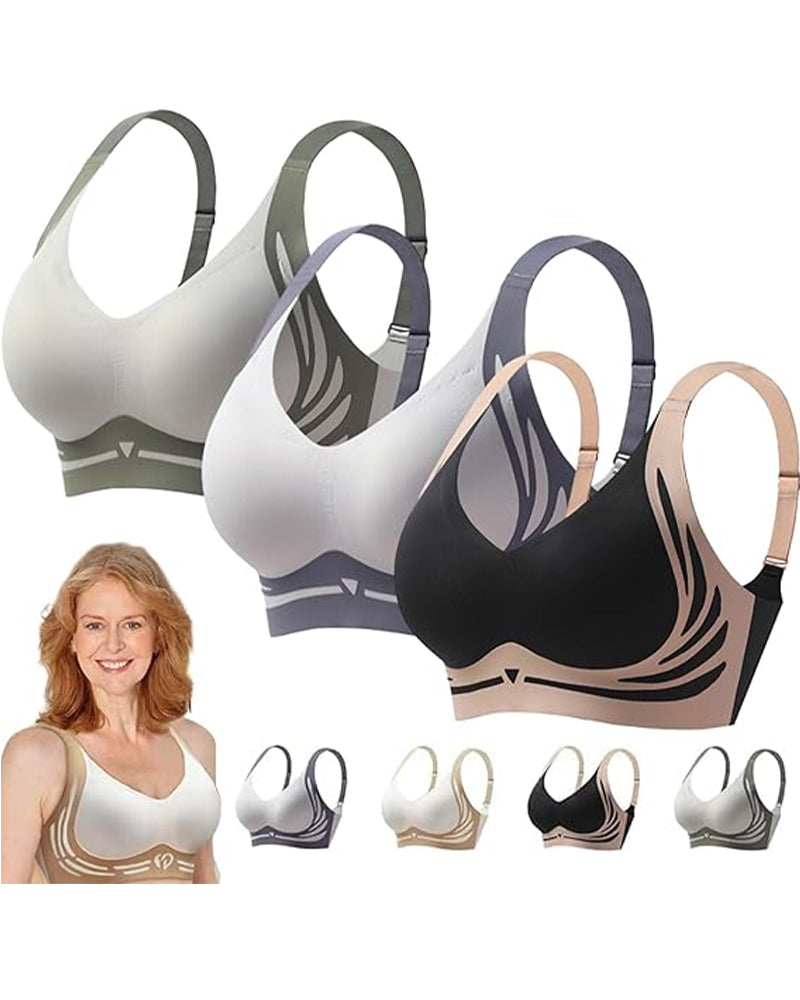 Lifting Anti-Sagging Wireless Push-up Bra