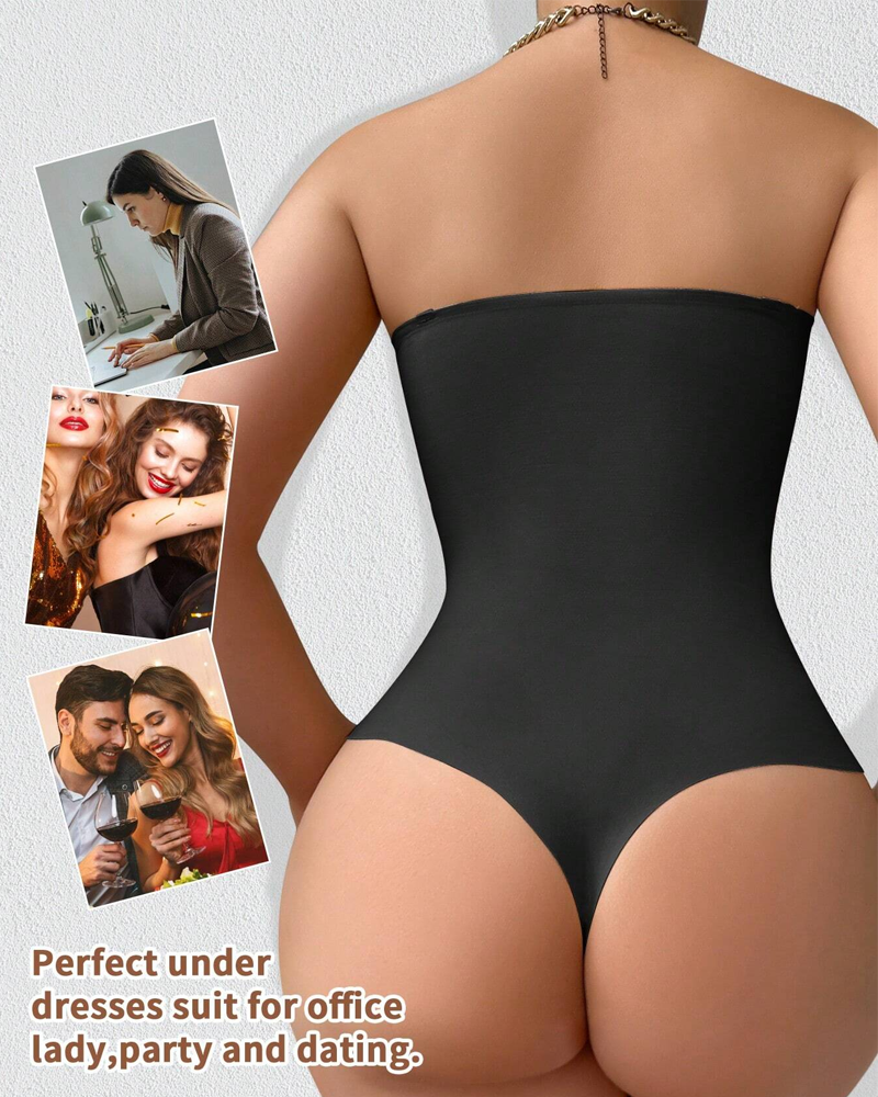 One-piece shapewear non-marking models invisible straps corset waist shaping tight underwear