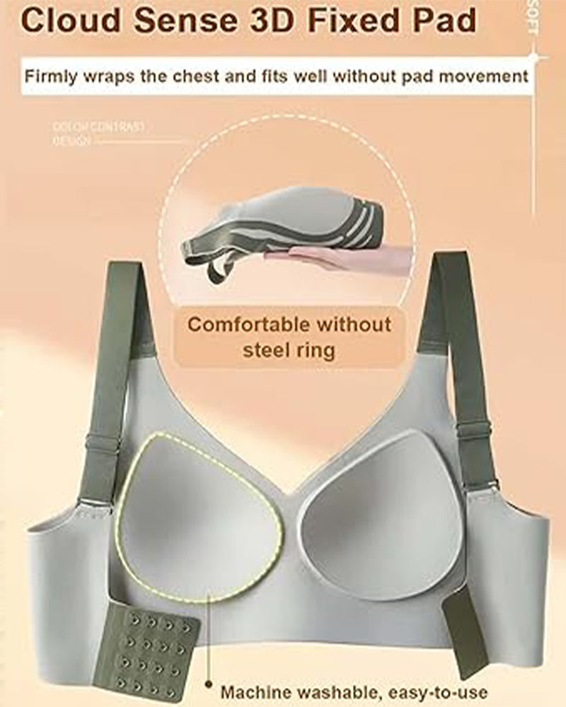 Lifting Anti-Sagging Wireless Push-up Bra