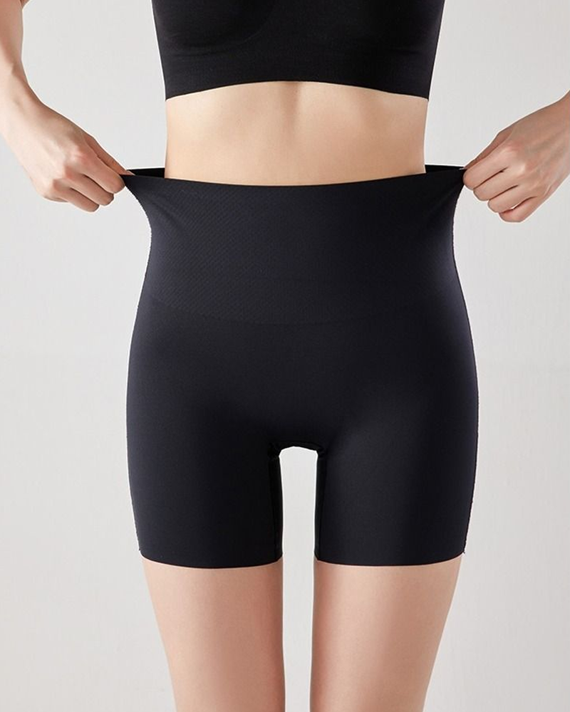 Seamless Shapewear Shorts with Mulberry Silk Lining