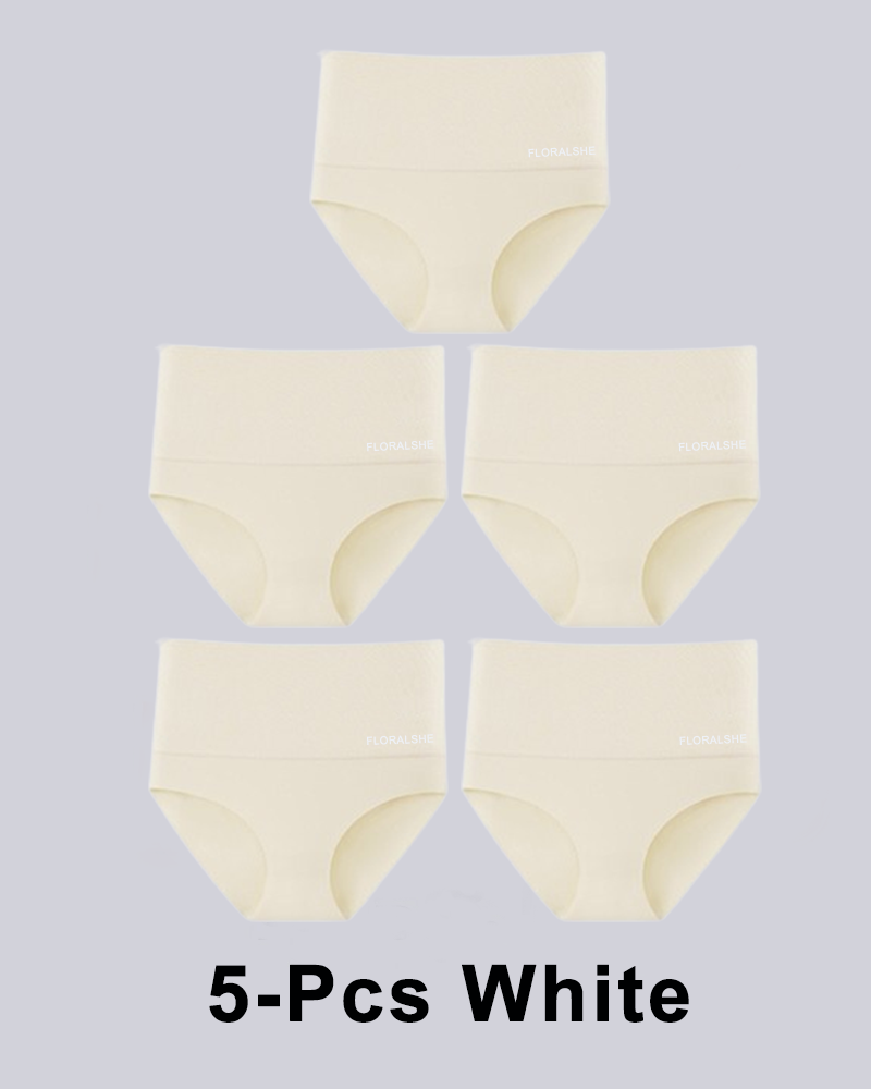 5-Pack High Waisted Tummy Control Briefs