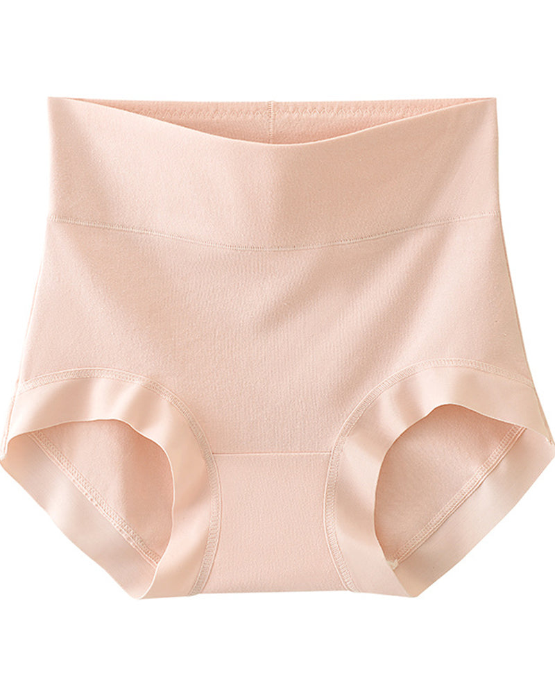 Long Staple Cotton High Waist Tummy Control Panties