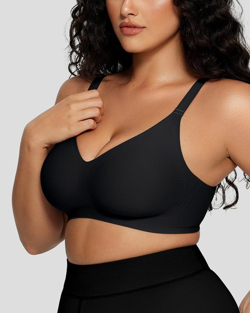 Women's Comfortable Seamless Full Cup Creamy Soft Bra