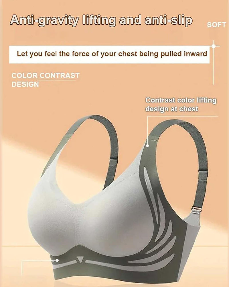 Lifting Anti-Sagging Wireless Push-up Bra