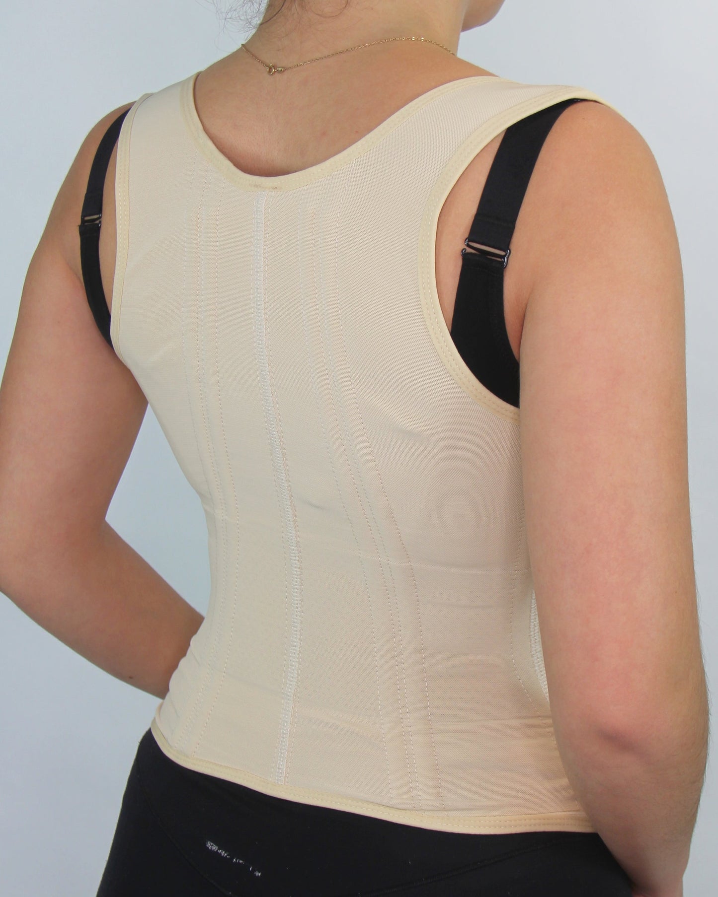 Double Waistband Corset Vest