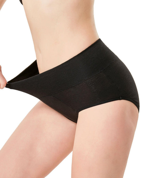 Women's 4-Layer Highly Absorbent Cotton Menstrual Period Panties