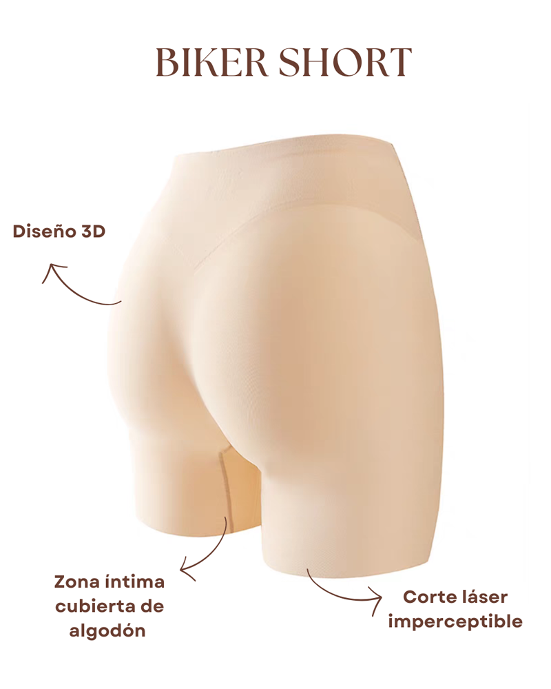 Seamless Shapewear Shorts with Mulberry Silk Lining