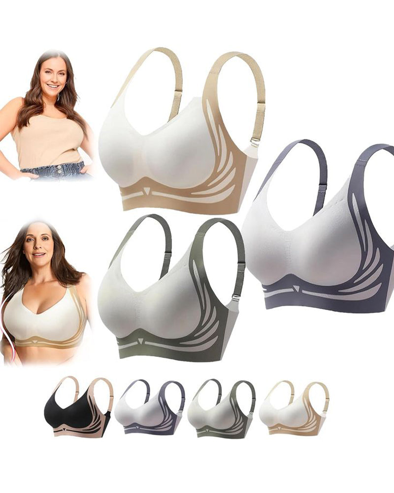 Lifting Anti-Sagging Wireless Push-up Bra