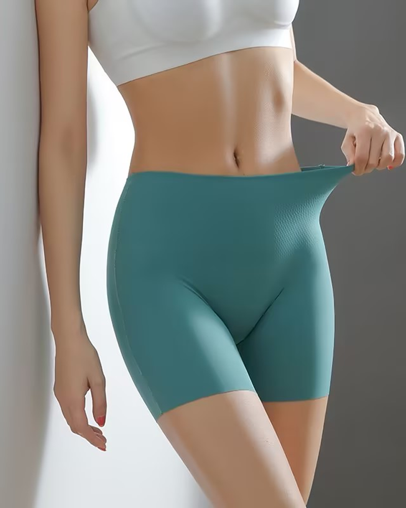 Seamless Shapewear Shorts with Mulberry Silk Lining