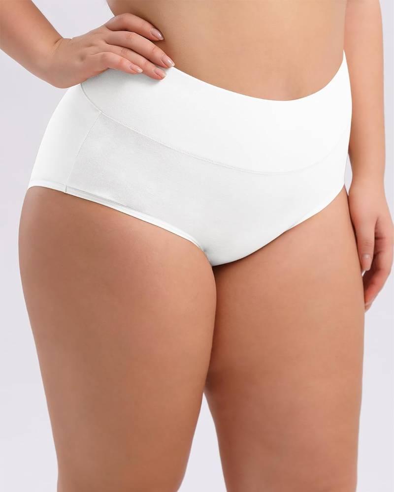 Large Size High Waisted Cotton Underwear