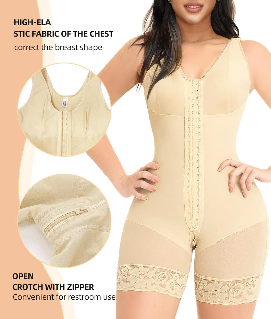 High compression bodysuit for sculpting and shaping purposes