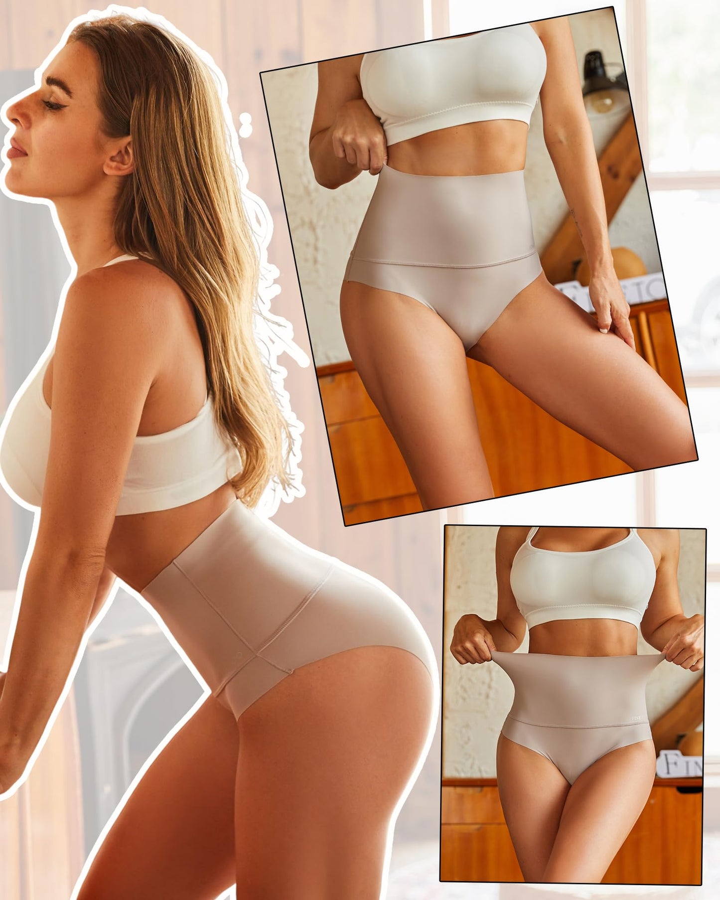 5-Pack High Waisted Tummy Control Briefs