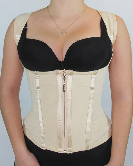 Double Waistband Corset Vest