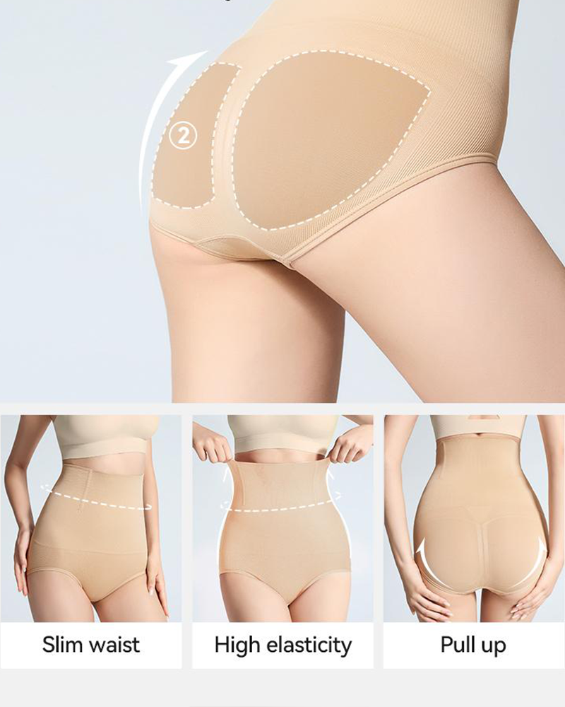 Anti-Gravity Shapewear For Women High-waisted Tummy Control Thong 2-pack