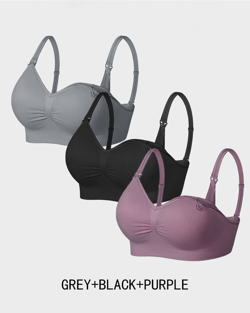 Plus-size Full Bust Seamless Nursing Bra