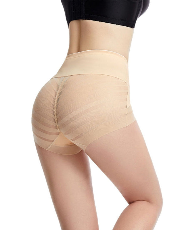 Sexy Mesh Stretch High-Waisted Tummy Control Underwear